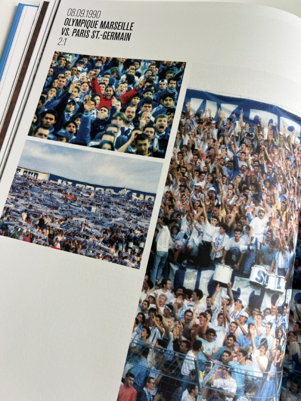 Virage Sud 1990/91 d'Alain Sauvan – un livre photo sur les ultras de Marseille